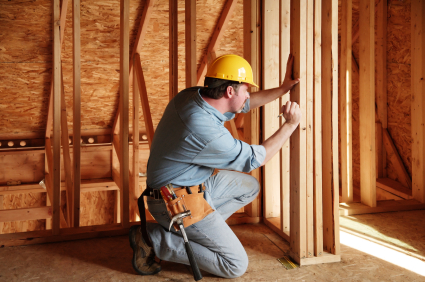 Image of construction contractor working